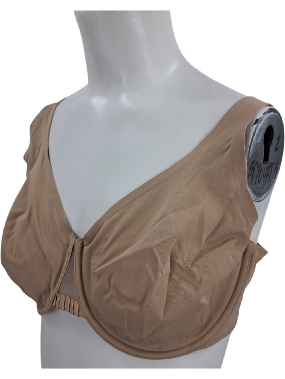 ThirdLove Classic Unlined Minimizer Full Coverage Bra Size 38D Beige Underwire